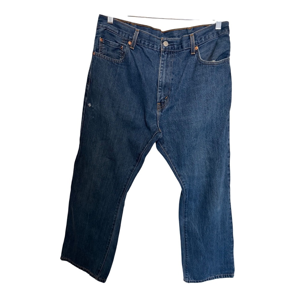 Levi's 517 Bootcut Jeans Mens W36 L32 Blue Denim Pants Classic Style 100% Cotton